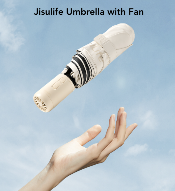 Umbrella With Cooling Fan