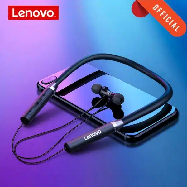 Lenovo HE05 Neckband Wireless Bluetooth Earphone In Bangladesh
