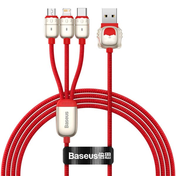 Baseus One-for-Three Data Cable