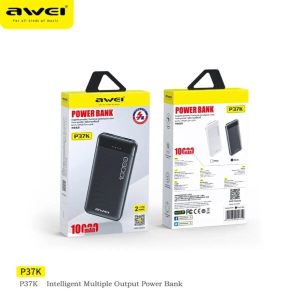 Awei P37K 10000mAh Power Bank