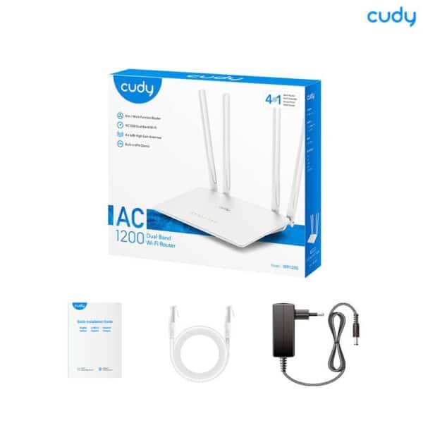 Cudy WR1200 AC1200 Dual Band AC1200 WiFi Router - Image 3