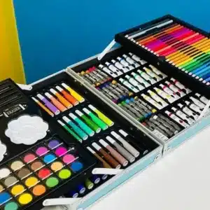 145 Piece Art Studio Colouring Briefcase Art Painting With Aluminum Case