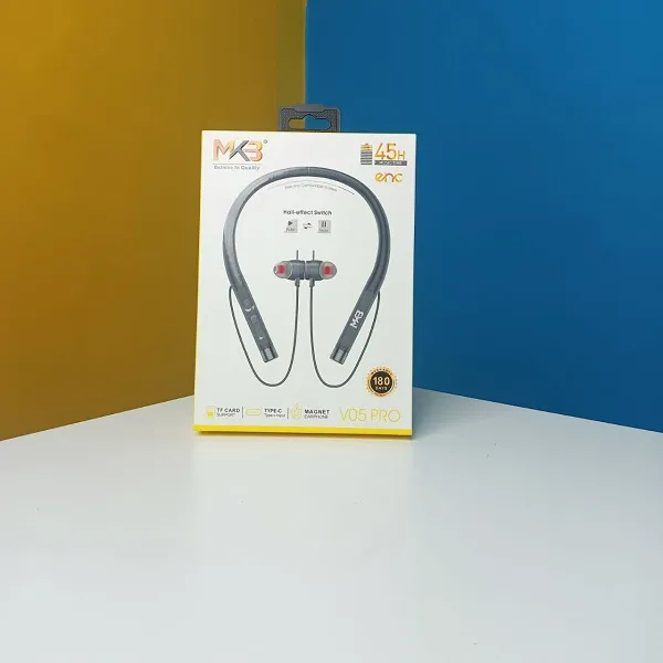 MKB V05 Pro Magnetic ENC Wireless Neckband 