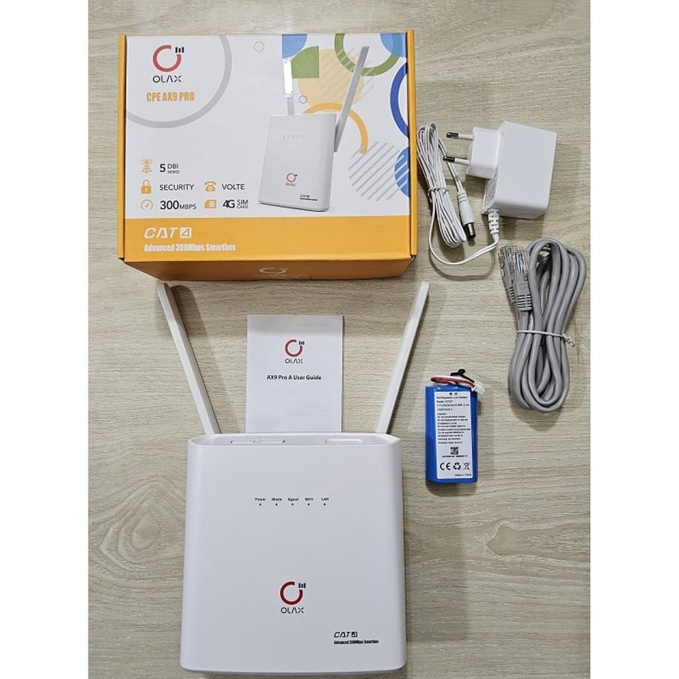 4G SIM Supported Rechargeable WiFi Router