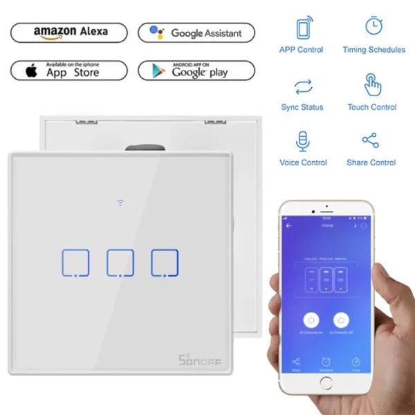 Sonoff 3 gang smart switch