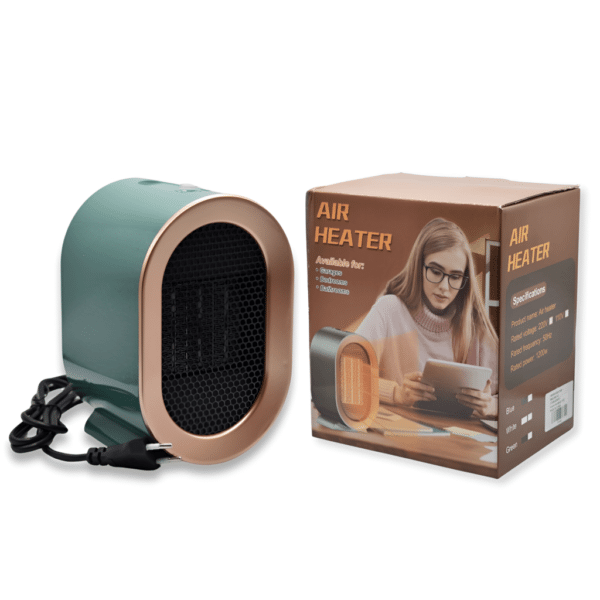 1200W Energy-Efficient Portable Space Heater with 2-Speed Fan - Image 2